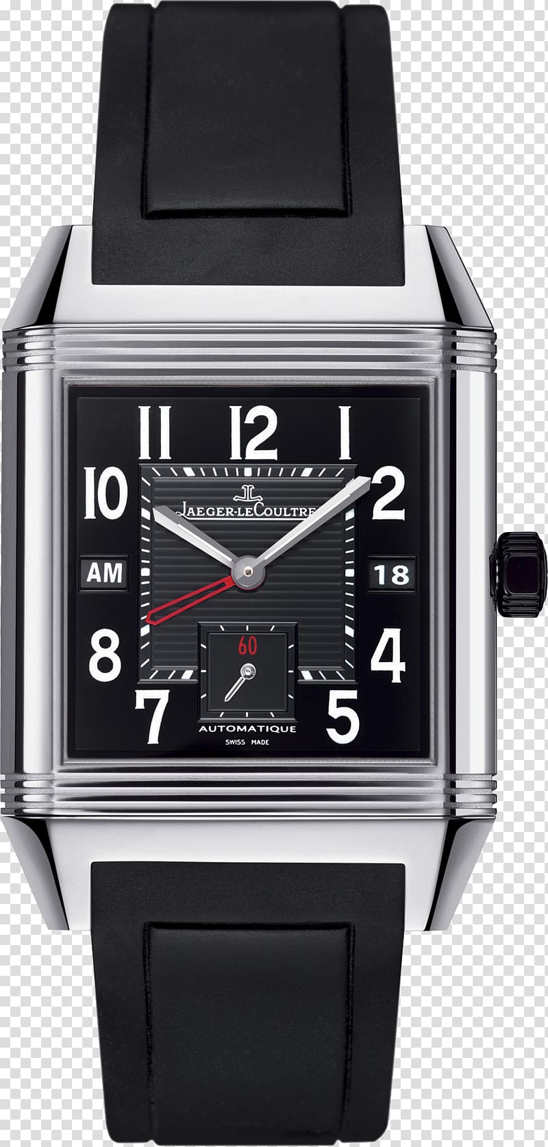 Watch Jaeger-LeCoultre TAG Heuer Monaco Chronograph, Reverso context transparent background PNG clipart