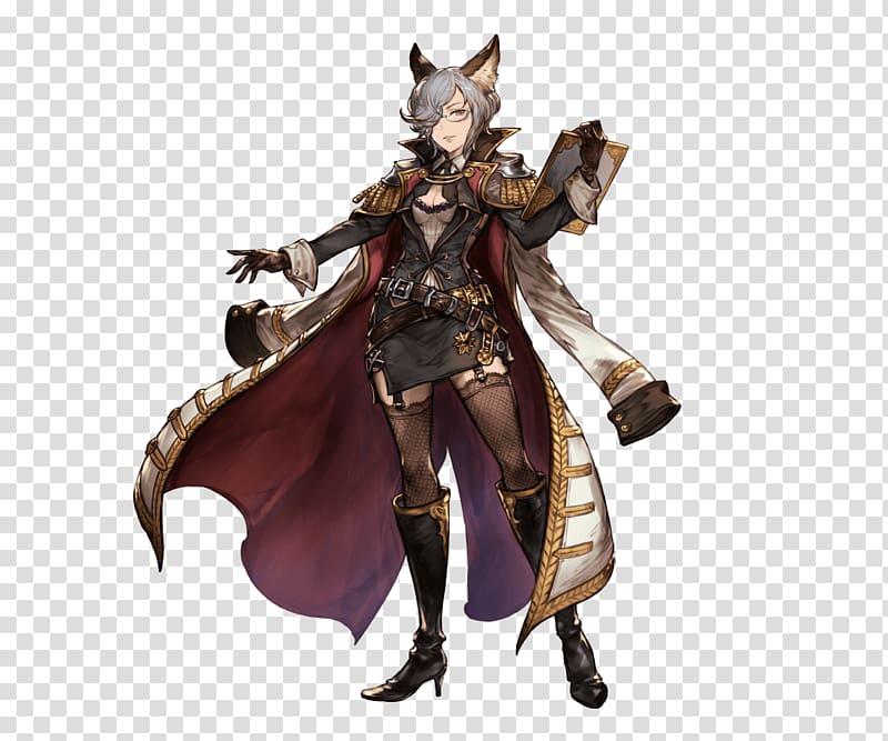 Granblue Fantasy Character Game Art, mist-shrouded transparent background PNG clipart