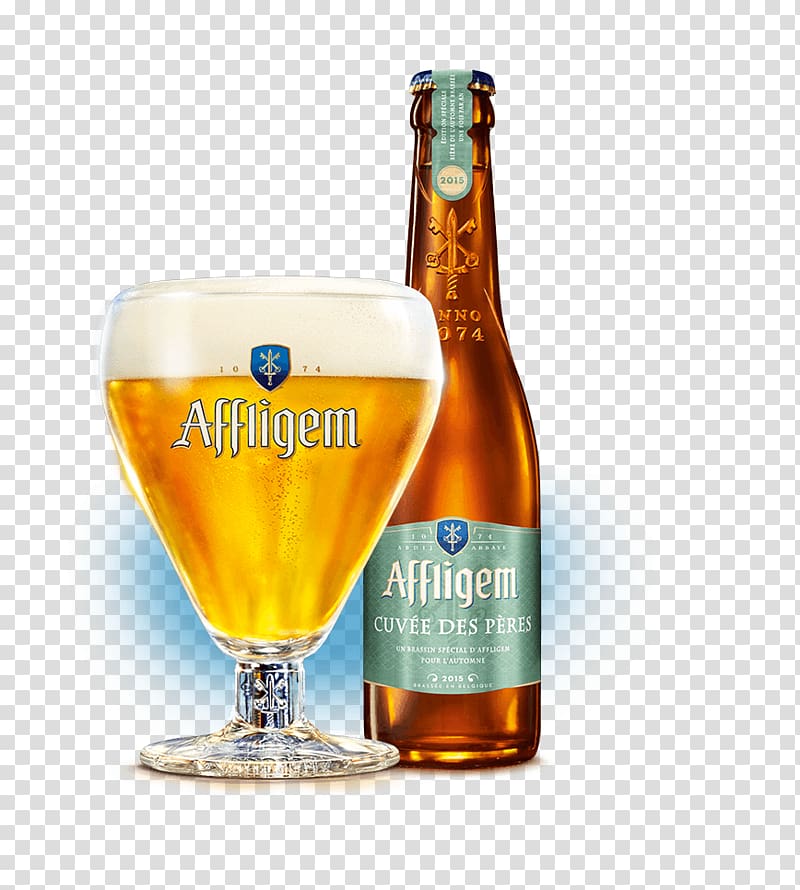 Wheat beer Ale Lager Affligem Blond 75cl, beer transparent background PNG clipart