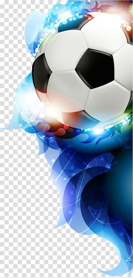 creative color light football transparent background PNG clipart