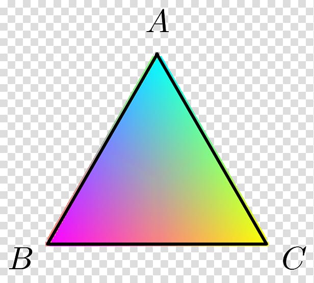 Triangle Ternary plot matplotlib RGB color model, triangle transparent background PNG clipart