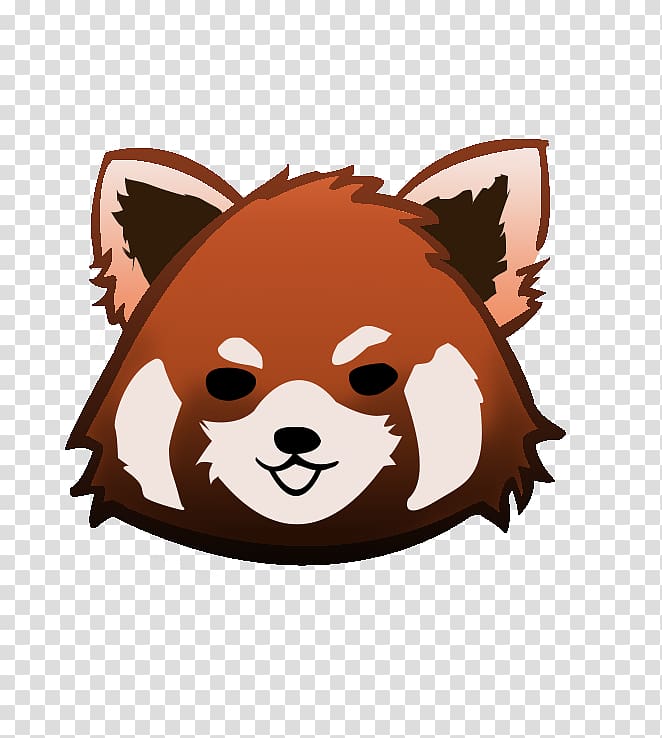 Dog breed Bear Snout Illustration, Red Panda transparent background PNG clipart