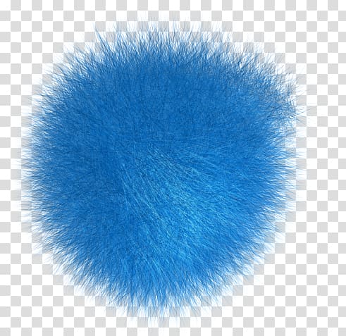 blue fur , Fluffy Puff transparent background PNG clipart