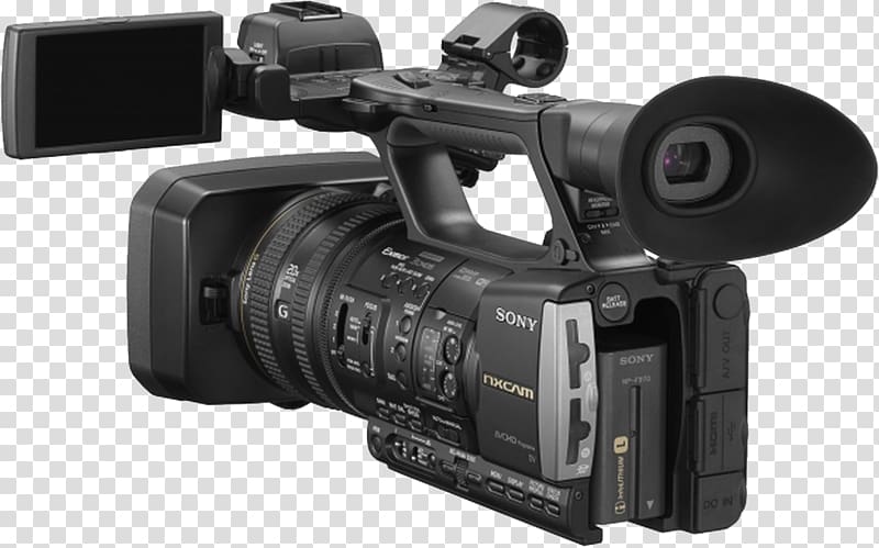 Sony NEX-3N Sony NEX-5 Mirrorless interchangeable-lens camera Video camera, Video Camera transparent background PNG clipart