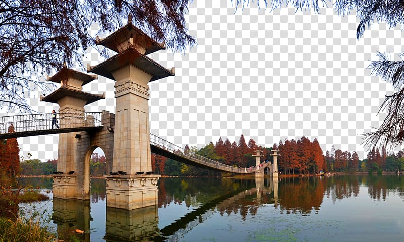 East Lake Lake Tai Donghu Luoyan Scenic Area u843du96c1u666fu533a Tourist attraction, Lake Harmony resort transparent background PNG clipart