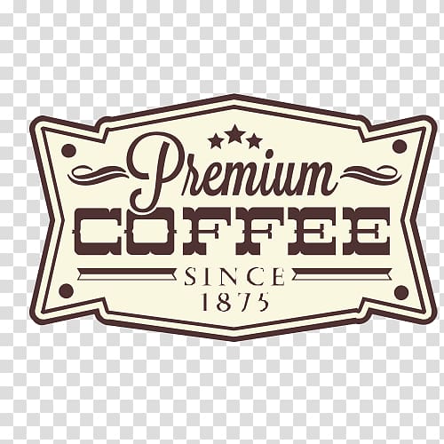 Coffee Cafe T-shirt, Coffee shop label transparent background PNG clipart