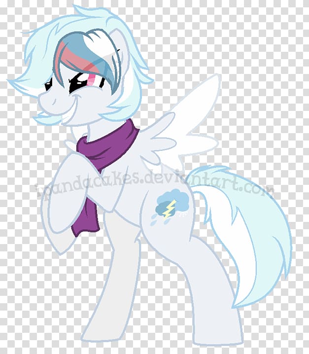 Pony Horse, Scarf and wind transparent background PNG clipart