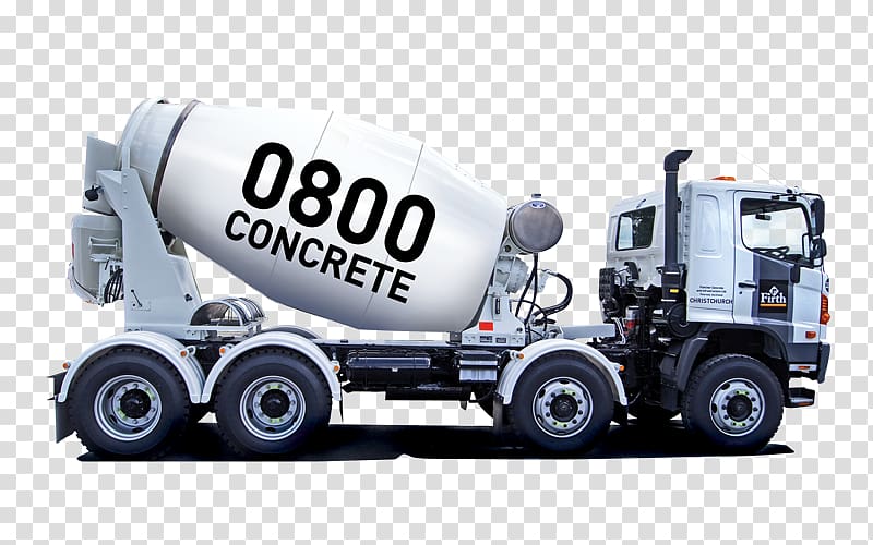 Tire Truck Motor vehicle Public utility Cement Mixers, Concrete truck transparent background PNG clipart