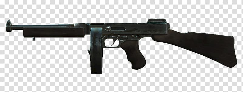 Fallout 4 Fallout: New Vegas Thompson submachine gun Firearm, weapon transparent background PNG clipart