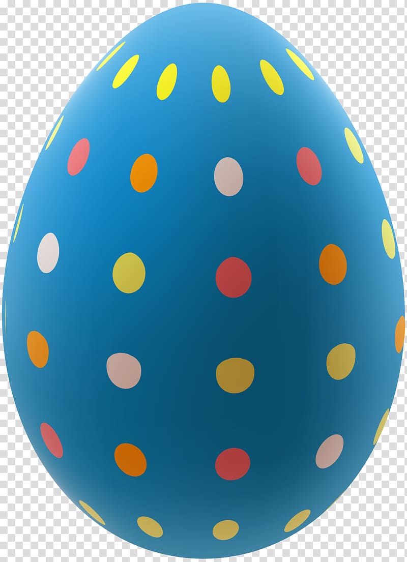 Yellow Colorful Easter Egg PNG Clipairt Picture