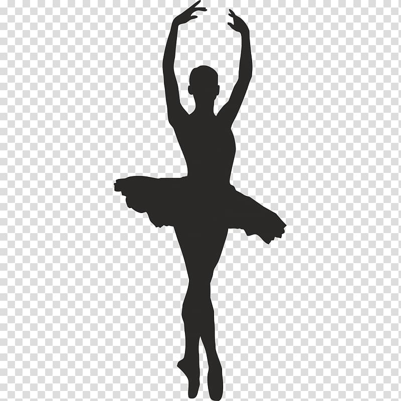 Ballet Dancer Silhouette , Silhouette transparent background PNG clipart