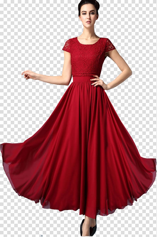 Dress Evening gown Sleeve Skirt, dress transparent background PNG clipart