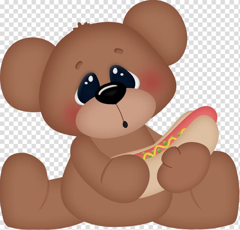 Teddy Bears\' Picnic , fuzzy transparent background PNG clipart