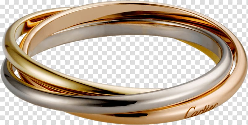 Cartier Ring Jewellery Colored gold ring transparent background