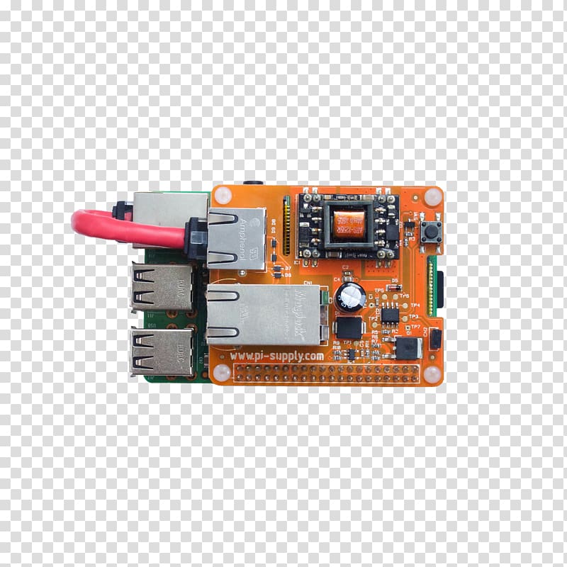 Microcontroller Power over Ethernet Raspberry Pi 3, raspberry pi transparent background PNG clipart