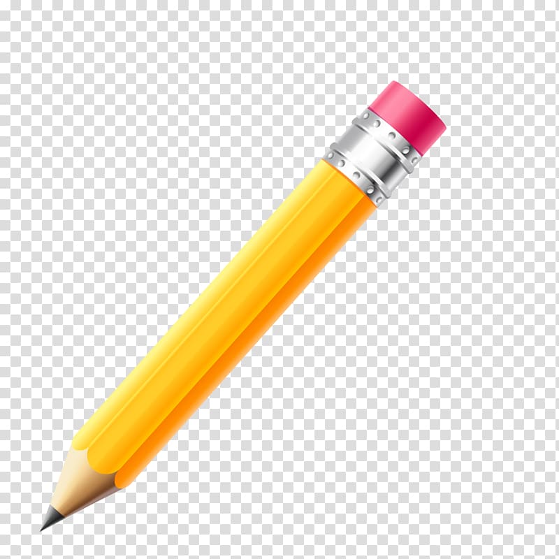 Pencil Illustration, Hand-painted pencil material transparent background PNG clipart