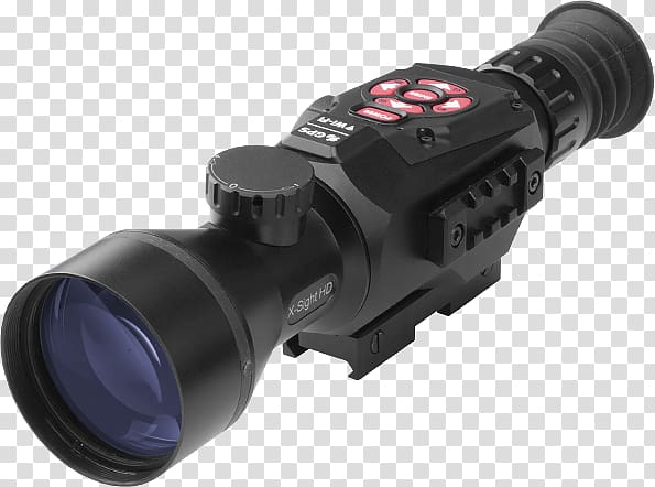 Telescopic sight American Technologies Network Corporation High-definition video High-definition television 1080p, pistol scopes transparent background PNG clipart