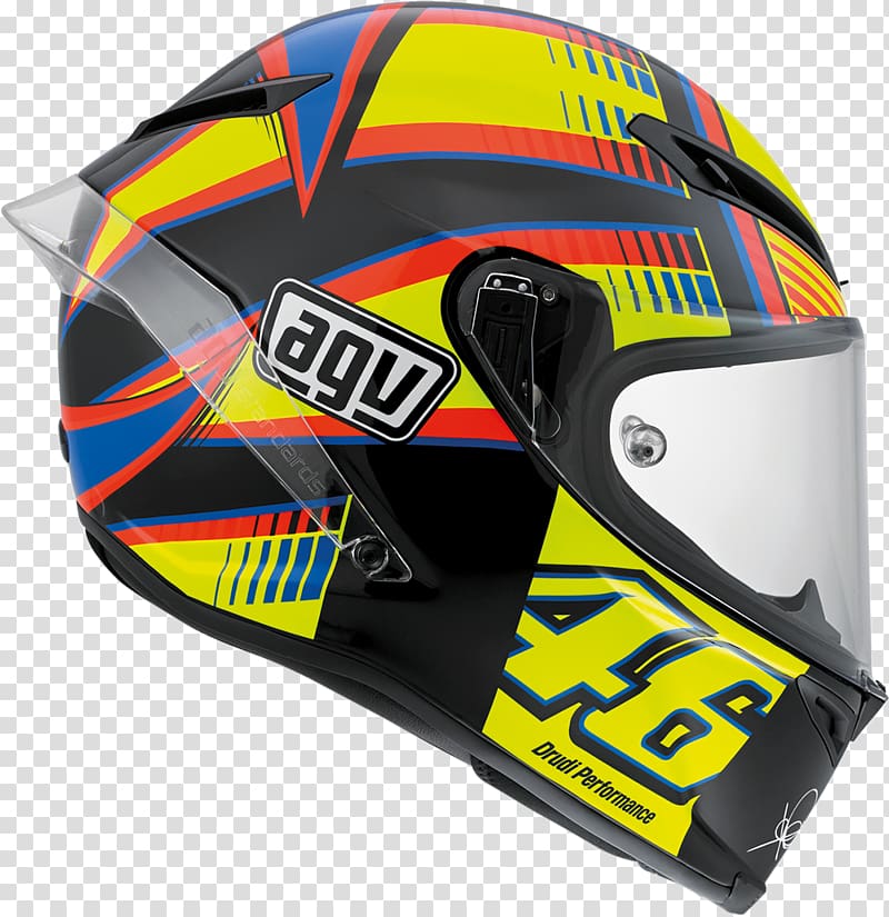 Motorcycle Helmets AGV Racing helmet, closeout transparent background PNG clipart