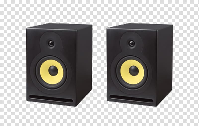 Computer speakers Studio monitor Subwoofer Sound box, parlantes transparent background PNG clipart