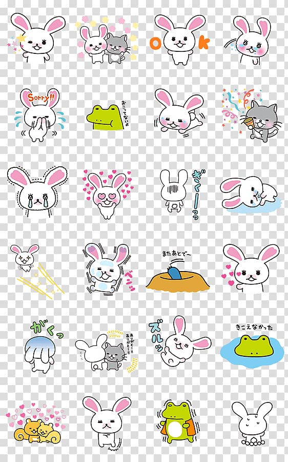 Sticker LINE Disney Tsum Tsum Emoticon , doodle lines transparent background PNG clipart