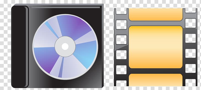 Cinema Symbol Icon, VHS material CD transparent background PNG clipart