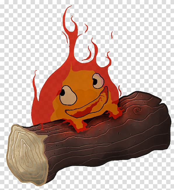 Calcifer Wizard Howl Howl\'s Moving Castle Studio Ghibli Sophie Hatter, Howls Moving Castle transparent background PNG clipart