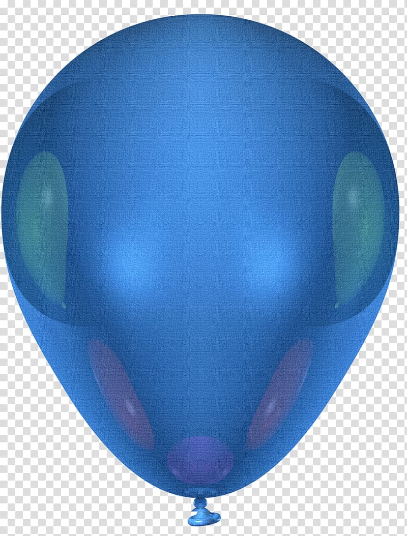 Toy balloon Blue Azure Party, balloon transparent background PNG clipart