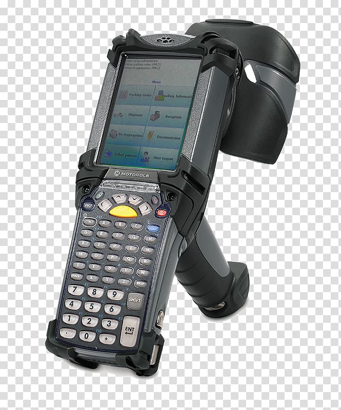 Radio-frequency identification Barcode Scanners scanner PDA Mobile Phones, Computer transparent background PNG clipart