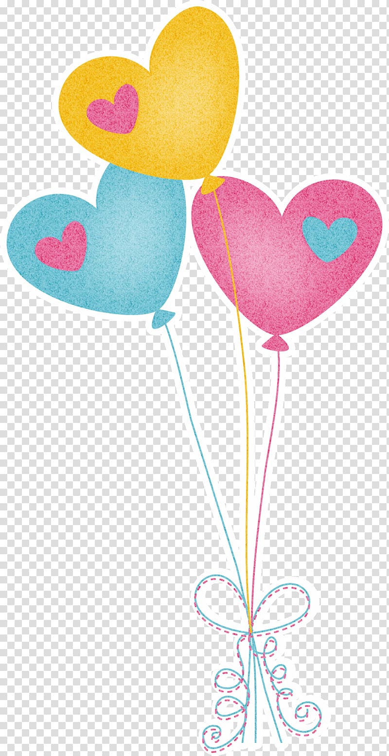 Heart , air balloon transparent background PNG clipart
