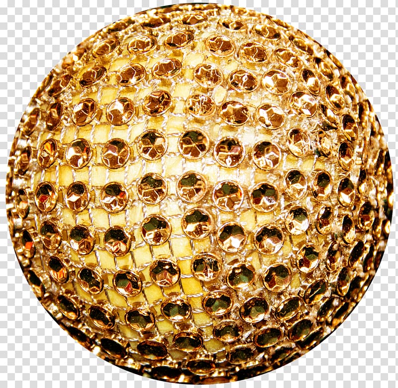 Gold Ball, Golden decoration balls transparent background PNG clipart