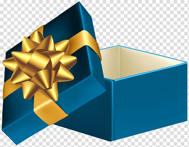 Gift Box , open transparent background PNG clipart