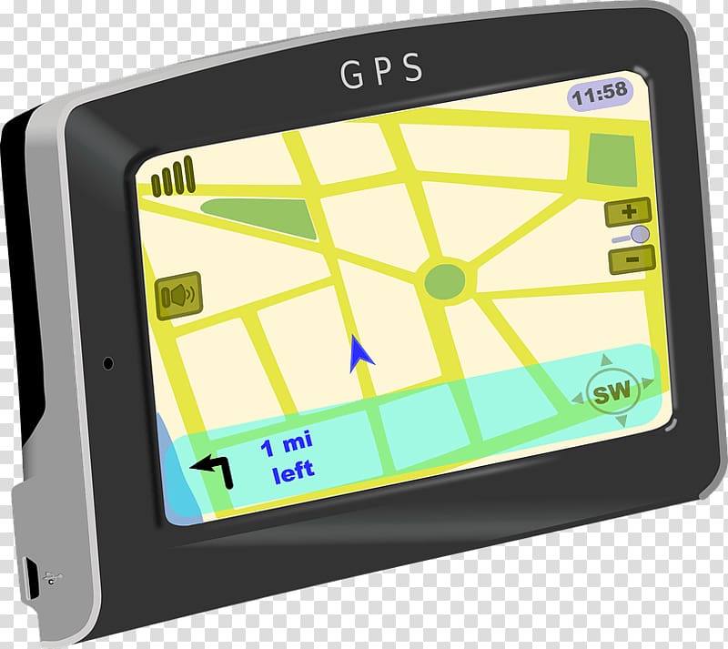 black and gray GPS illustration, Gps transparent background PNG clipart