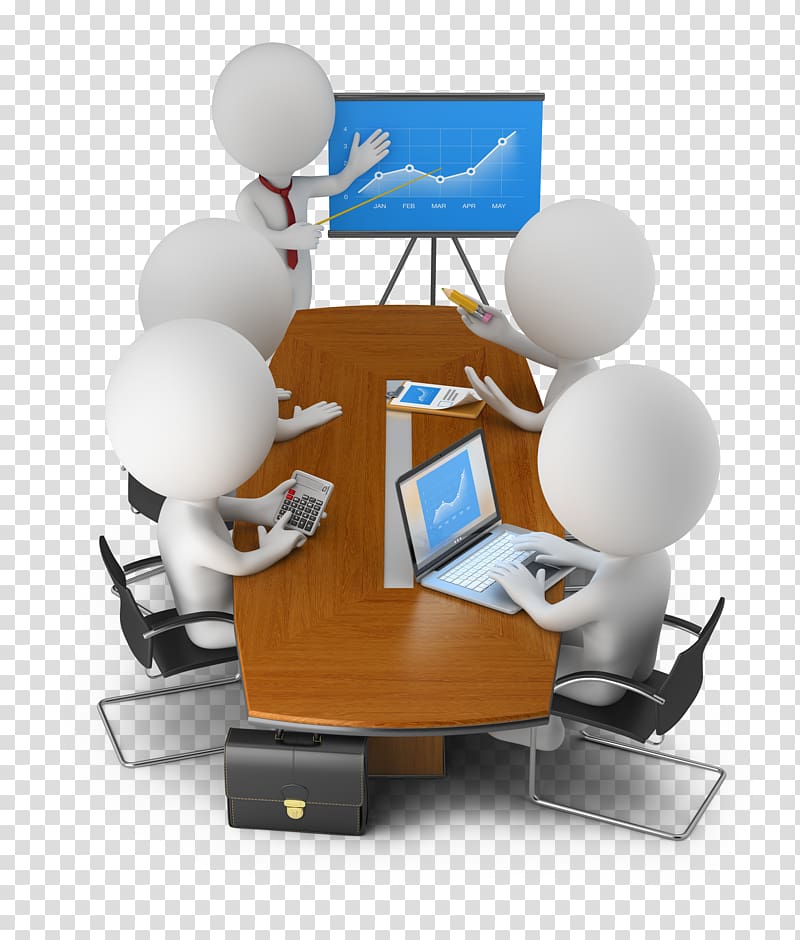 3D computer graphics Businessperson Meeting, Office meeting transparent background PNG clipart