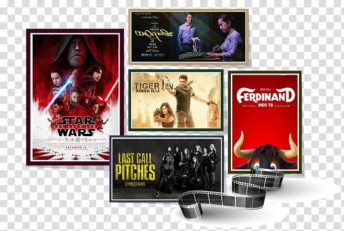 Cinema Film Pathé-Vaise Star Wars sequel trilogy, movies playing transparent background PNG clipart