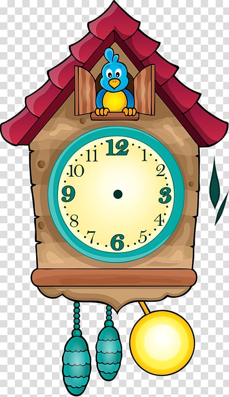 Cuckoo clock Floor & Grandfather Clocks Pendulum clock, clock transparent background PNG clipart