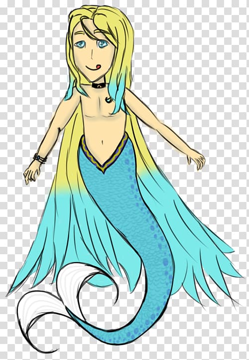 Human hair color Mermaid Line art , Mermaid transparent background PNG clipart