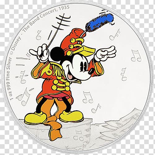 Mickey Mouse Daisy Duck Minnie Mouse Silver Coin, orchestre transparent background PNG clipart