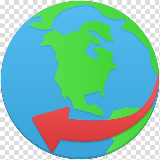 earth with red arrow logo, area globe symbol planet, Globe service transparent background PNG clipart