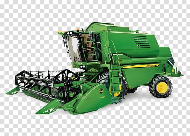 John Deere Combine Harvester Agricultural machinery Agriculture, Rice Grains transparent background PNG clipart