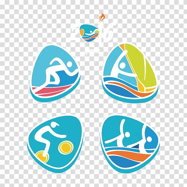 2016 Summer Olympics 2020 Summer Olympics Paralympic Games Swimming at the Summer Olympics Pictogram, Rio Olympics transparent background PNG clipart