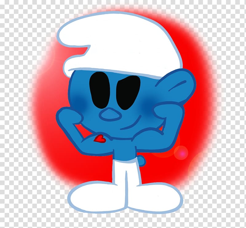 Smurfette Hefty Smurf Chibi The Smurfs Film, Chibi transparent background PNG clipart