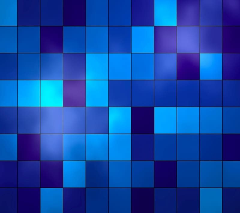 Glass tile Blue Floor Mosaic, blue transparent background PNG clipart