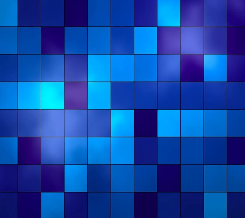 Glass tile Blue Floor Mosaic, blue transparent background PNG clipart ...