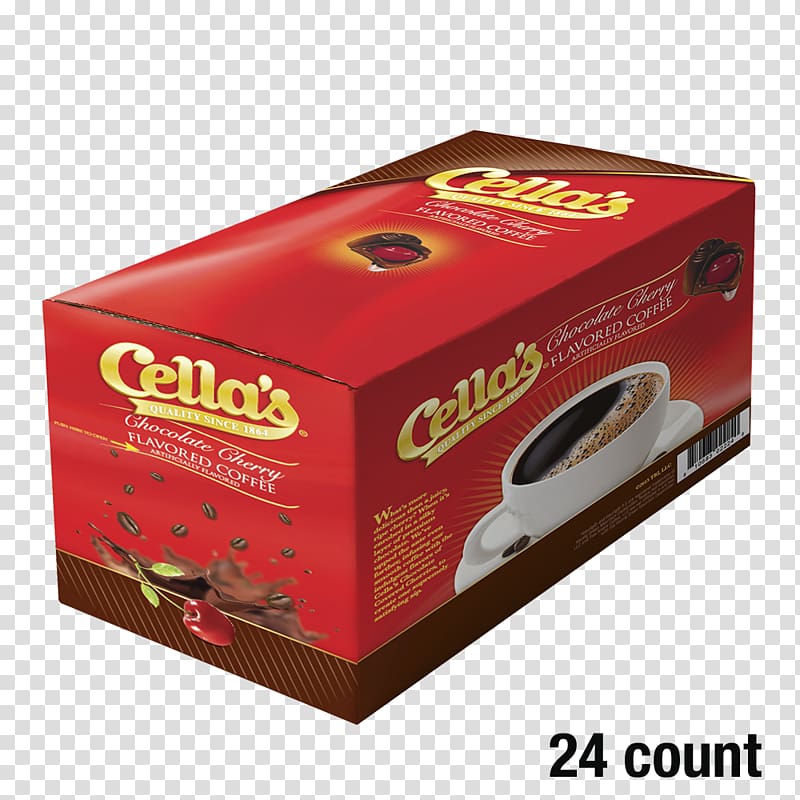 Cella's Coffee Tea Cider Chocolate-covered cherry, cherry chocolate transparent background PNG clipart