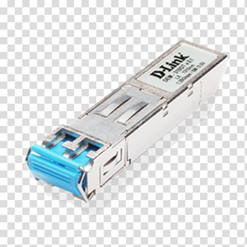 Gigabit Ethernet Single-mode optical fiber Gigabit interface converter Small form-factor pluggable transceiver, others transparent background PNG clipart