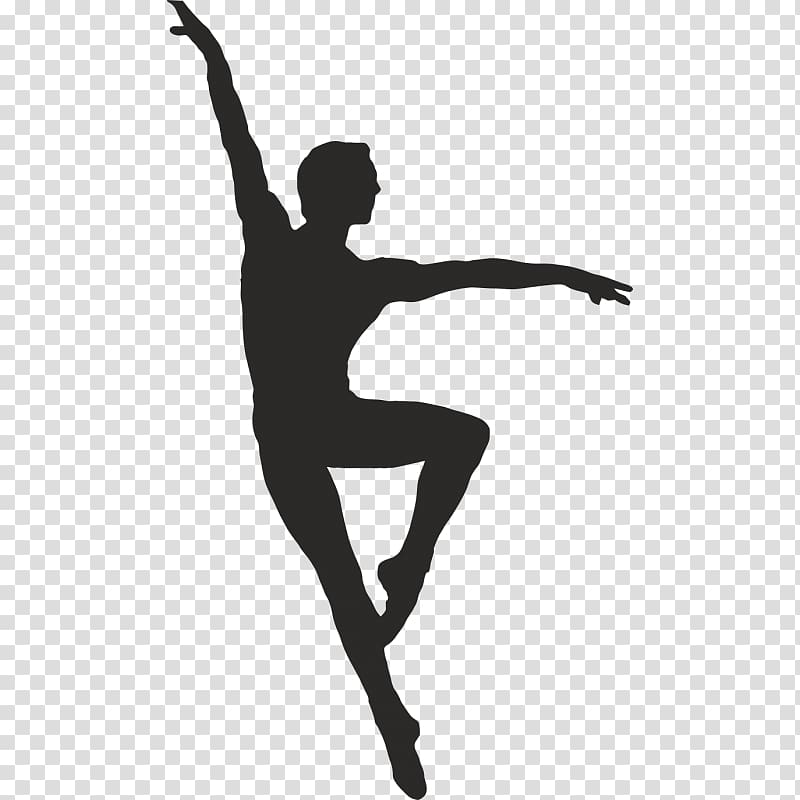 Ballet Dancer Pole dance Silhouette, Silhouette transparent background PNG clipart
