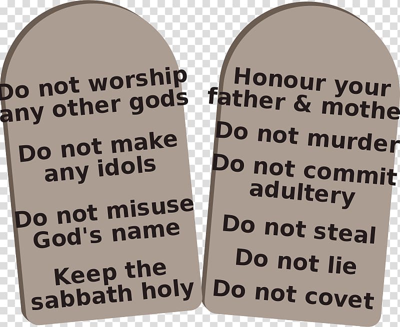 Tablets of Stone Bible Book of Exodus Ten Commandments Biblical Mount Sinai, ten commandments transparent background PNG clipart