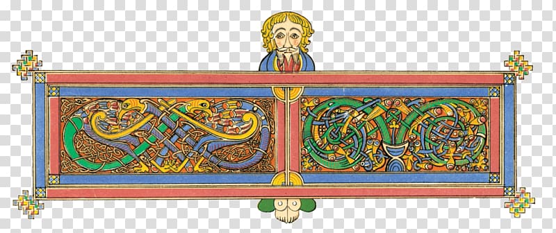 Book of Kells Celtic and Anglo-Saxon Art and Ornament Celtic art Gospel of Luke, irish festival transparent background PNG clipart