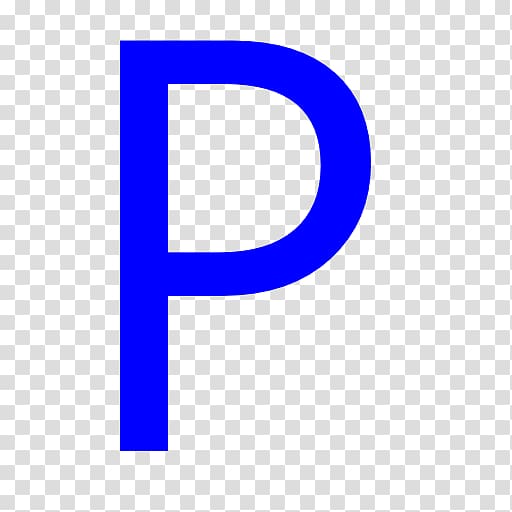 Blue Letter Bible Alphabet, letter P transparent background PNG clipart