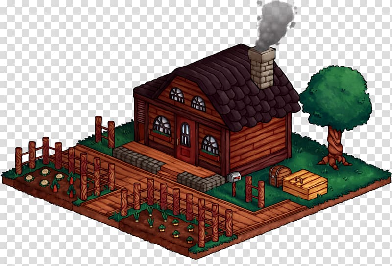 Stardew Valley Farm House Art Mod, farm scenery transparent background PNG clipart